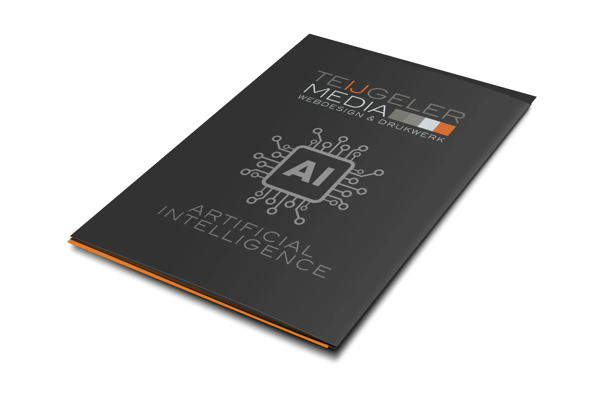 AI & automatisering: TeijgelerMedia-cover met AI-symbool en Artificial Intelligence
